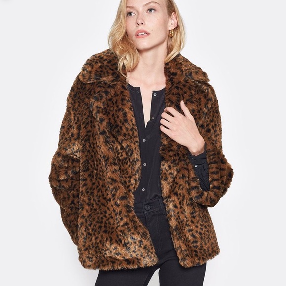 joie leopard coat